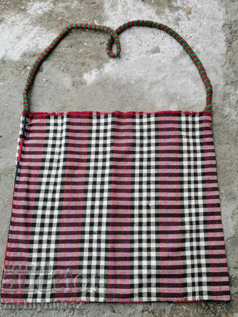 Πολύχρωμη χειροποίητη Χριστουγεννιάτικη τσάντα, τσάντα Zarezan
