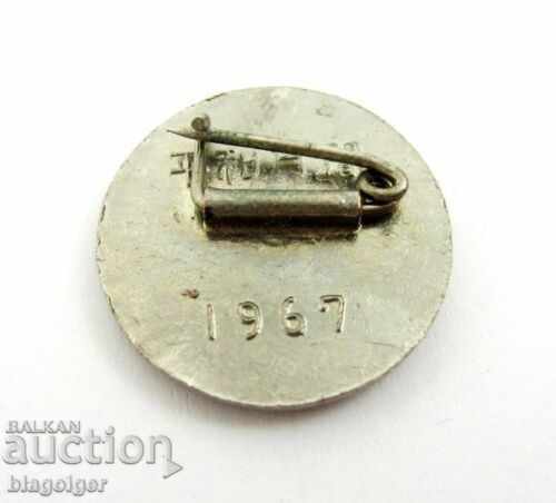 Auction OLD JAPANESE BADGE-1967-ENAMEL Auction OLD JAPANESE BADGE-1967-ENAMEL