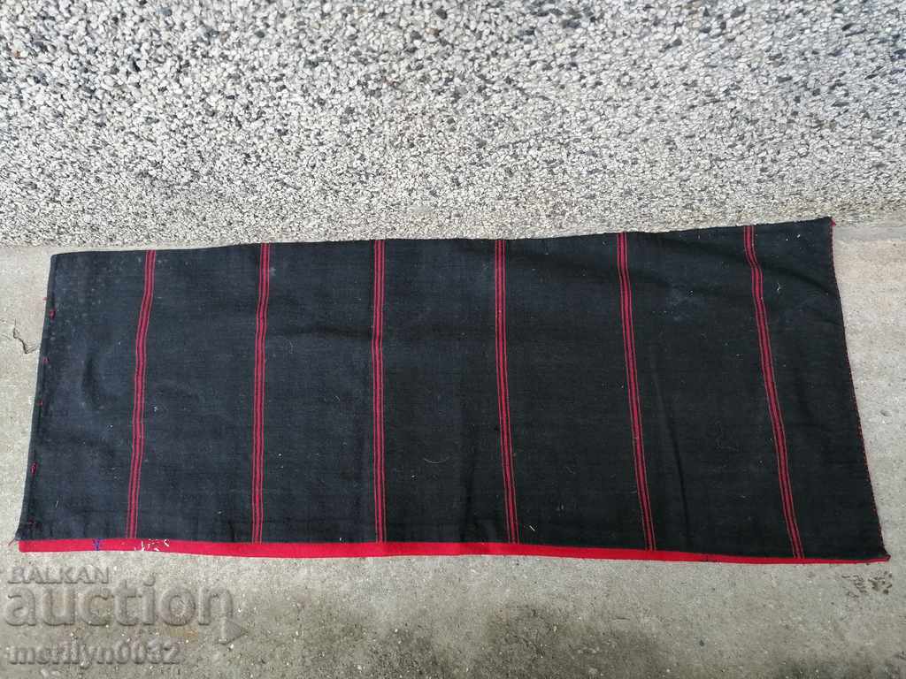 Auction An old woven embroidered pillow case for an almond pillow Auction An old woven embroidered pillow case for an almond pillow