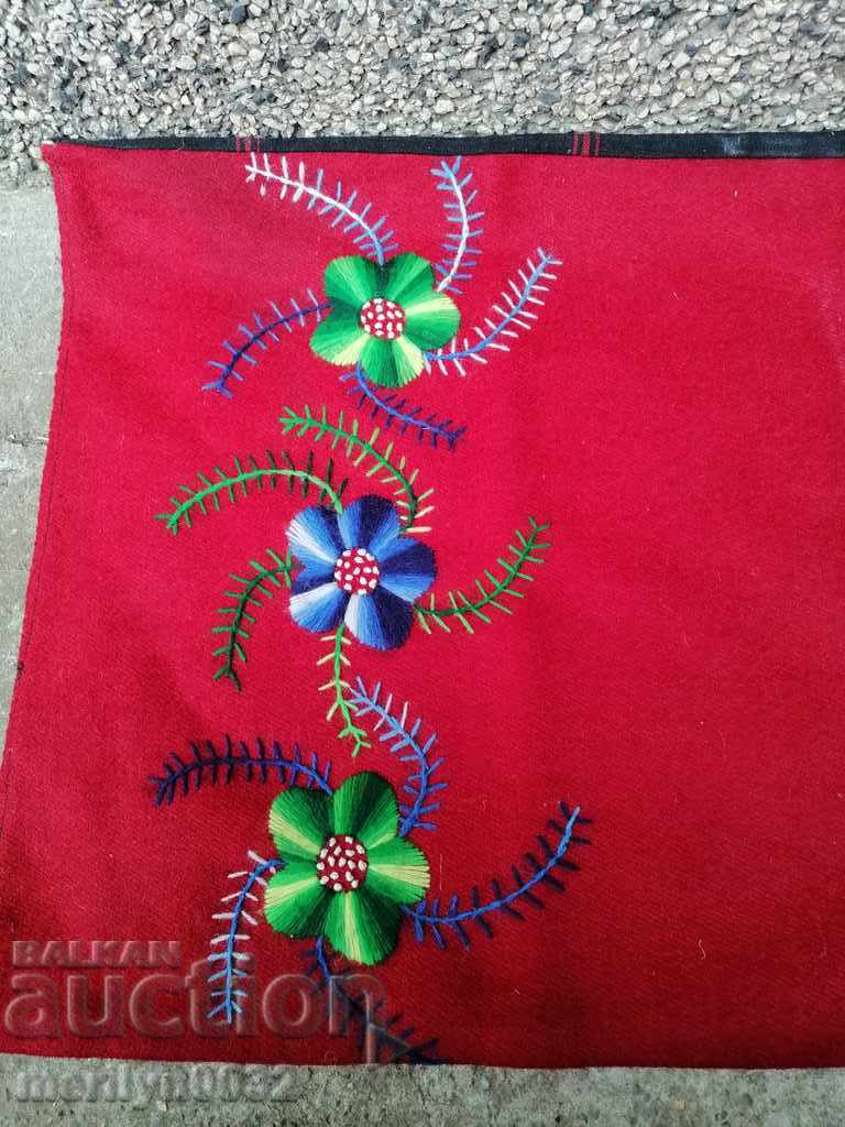 An old woven embroidered pillow case for an almond pillow - 6 An old woven embroidered pillow case for an almond pillow - 6