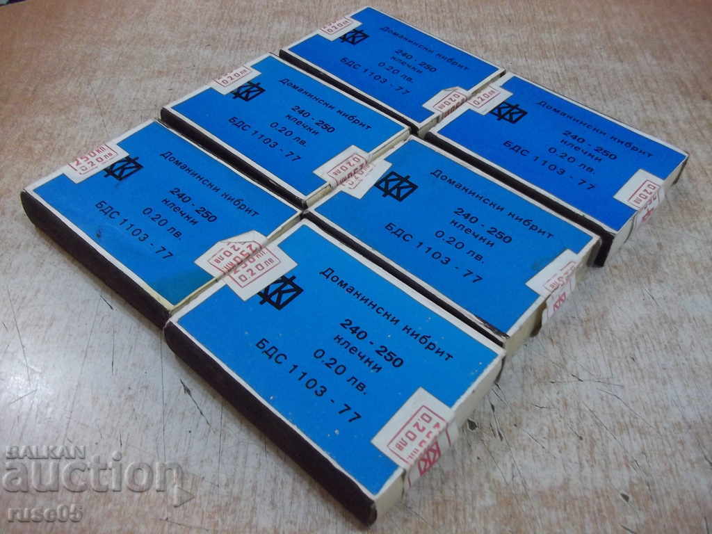 Delivery of Lot of 6 pcs. unused household matches Delivery of Lot of 6 pcs. unused household matches