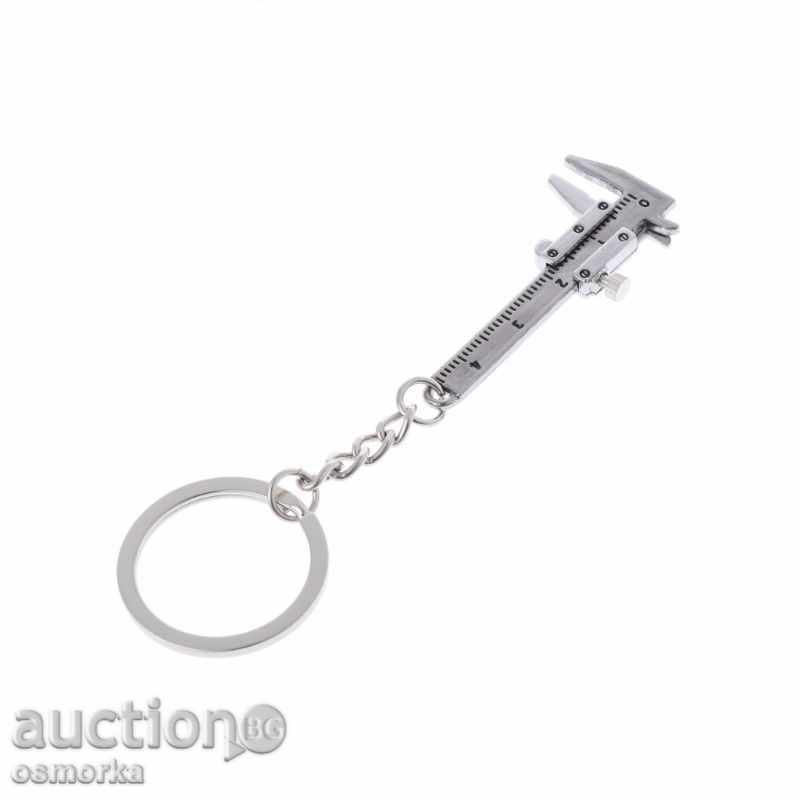 Caliper key ring metal 40mm 4cm pocket "tool" new with price 3.00 BGN | € 1.53 Caliper key ring metal 40mm 4cm pocket "tool" new with price 3.00 BGN | € 1.53