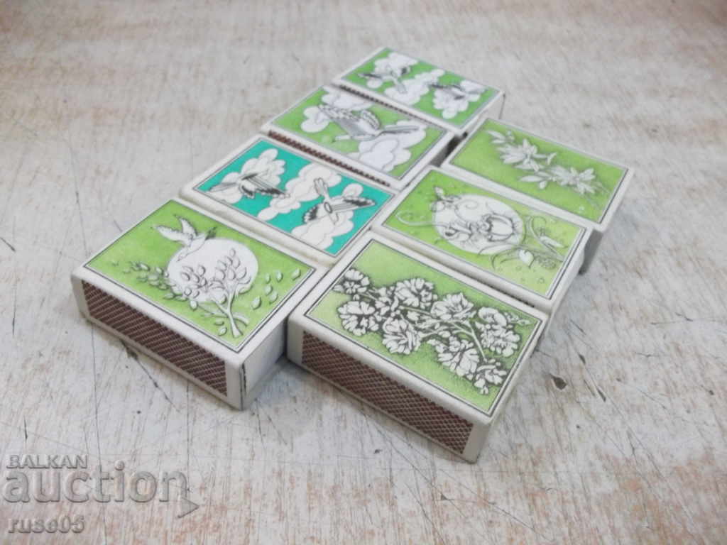 Auction Lot of 7 pcs. unused Romanian matches Auction Lot of 7 pcs. unused Romanian matches