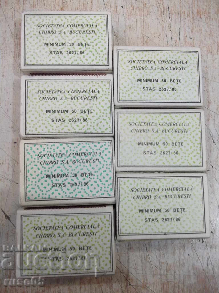 Delivery of Lot of 7 pcs. unused Romanian matches Delivery of Lot of 7 pcs. unused Romanian matches