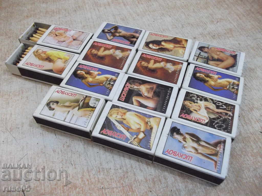Lot of 14 pcs. unused "LUCKYBOY" matches with price 70.00 BGN | € 35.79 Lot of 14 pcs. unused "LUCKYBOY" matches with price 70.00 BGN | € 35.79