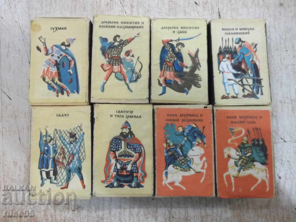 Lot of 8 pcs. unused matches with fairy tale motifs with price 40.00 BGN | € 20.45 Lot of 8 pcs. unused matches with fairy tale motifs with price 40.00 BGN | € 20.45