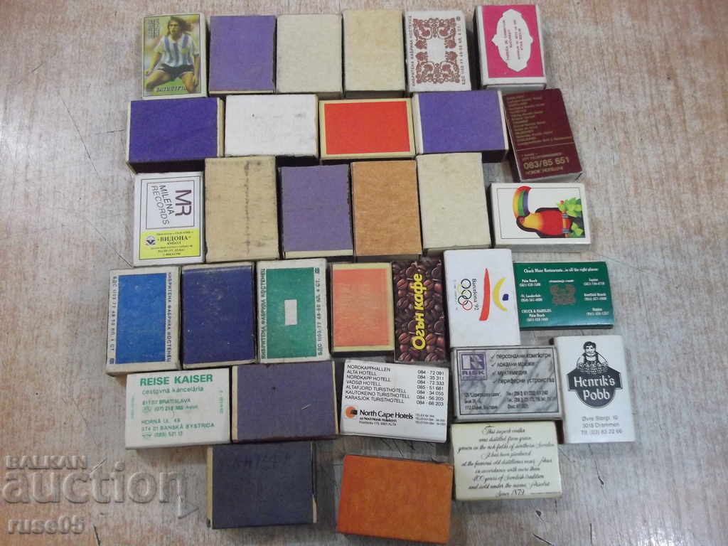 Lot of 32 pcs. matches with price 140.00 BGN | € 71.58 Lot of 32 pcs. matches with price 140.00 BGN | € 71.58