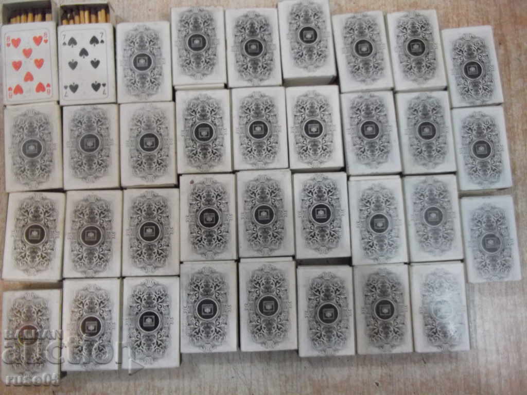 Lot of 35 pcs. unused matches with playing card images - 5 Lot of 35 pcs. unused matches with playing card images - 5