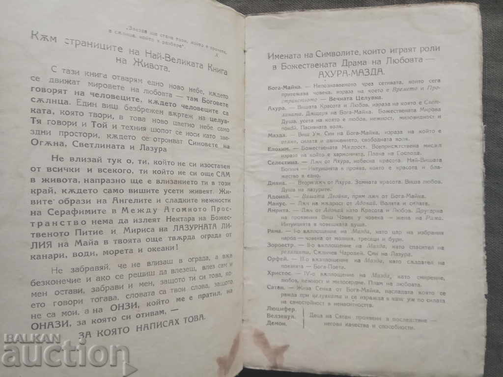 Licitație Ahura-Mazda: Drama universală a iubirii. Medii macrocosmice
