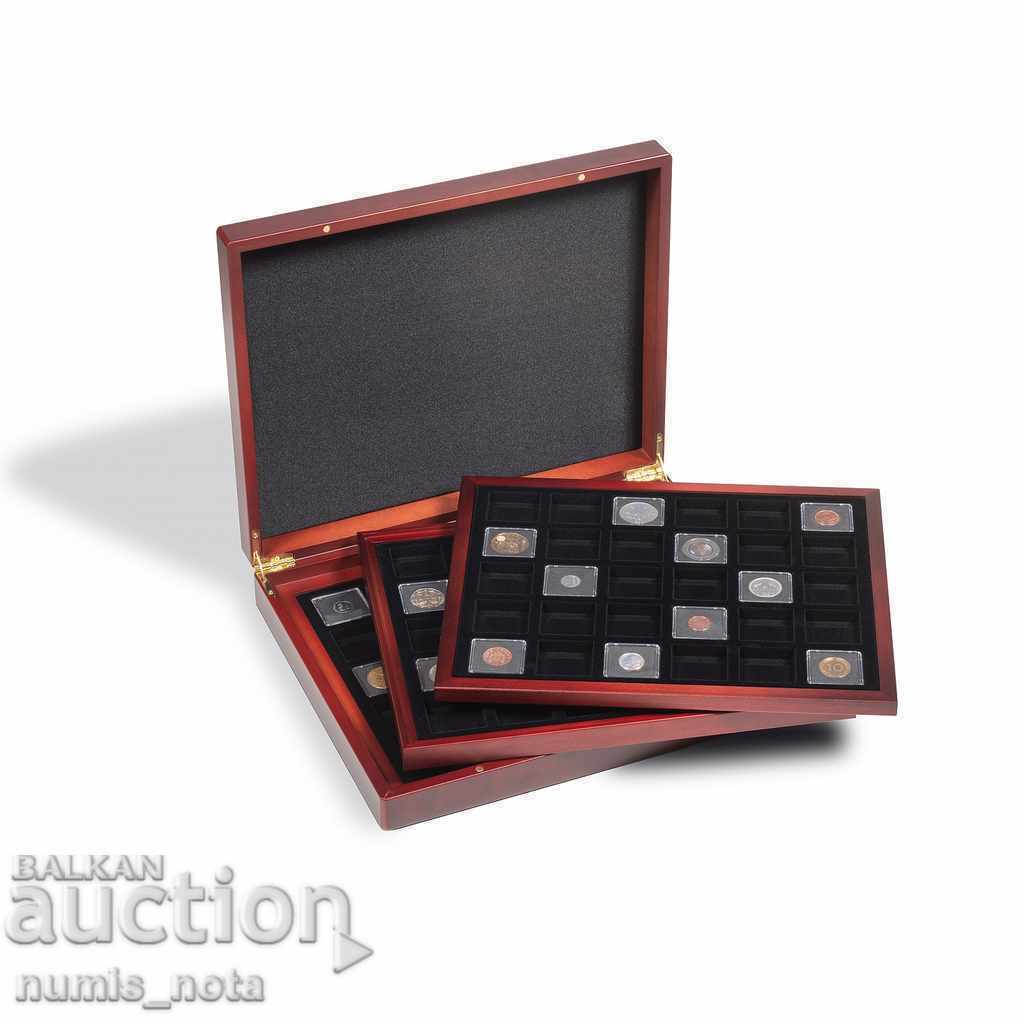 LUXURY STORAGE BOX FOR 90 COINS 38 MM LUXURY STORAGE BOX FOR 90 COINS 38 MM