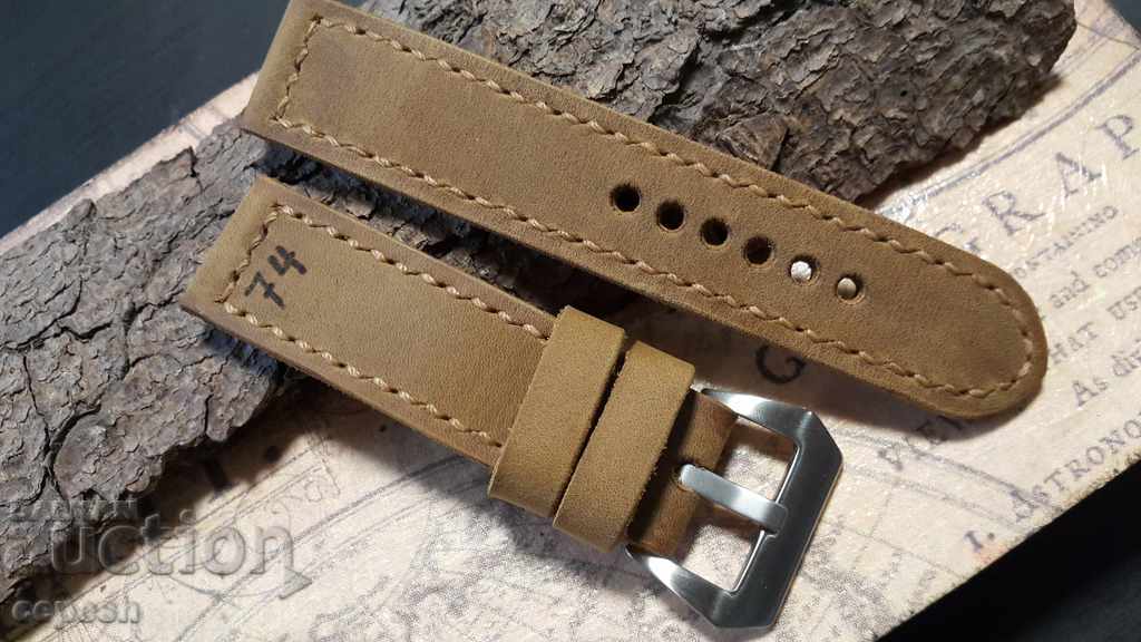 Leather watch strap 24mm Genuine leather 542 with price 45.00 BGN | € 23.01 Leather watch strap 24mm Genuine leather 542 with price 45.00 BGN | € 23.01