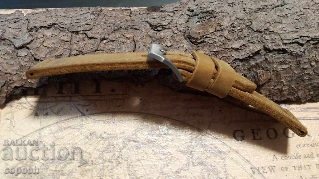 Leather watch strap 24mm Genuine leather 542 - 5 Leather watch strap 24mm Genuine leather 542 - 5