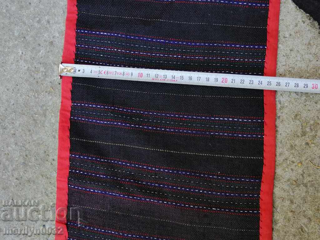 Hand-woven Renaissance Belt of Wool Carrier 1.90 meters - 5 Hand-woven Renaissance Belt of Wool Carrier 1.90 meters - 5