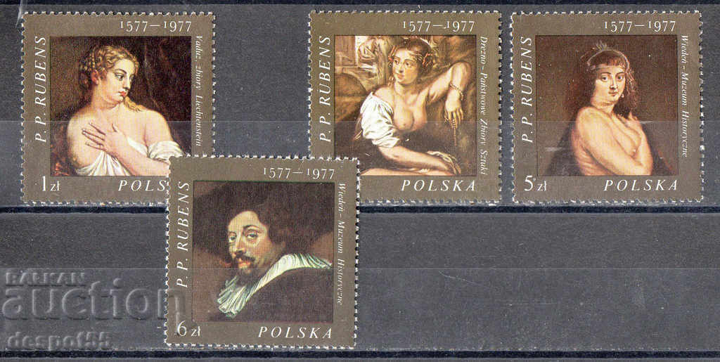 1977. Polonia. 400 de ani de la nașterea lui Rubens.