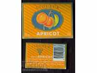 BULGARIA NEW Etiquette from Liqueur Apricot 0.5 L - VINAL LOVECH