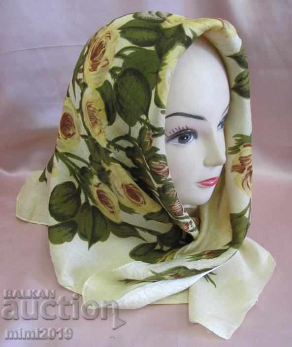 Old 2 Pieces Ladies Silk Scarves - 6 Old 2 Pieces Ladies Silk Scarves - 6