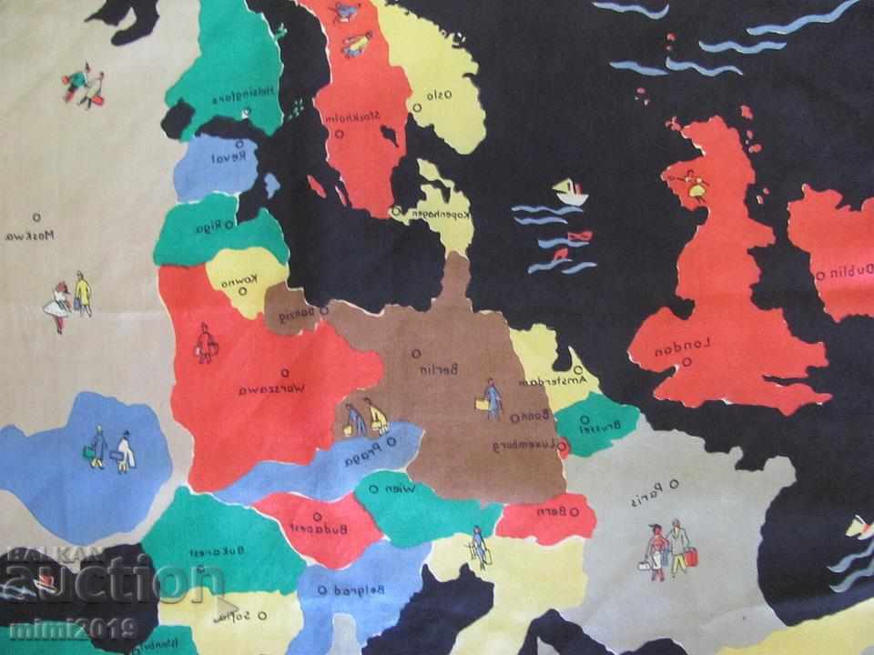 Стари 2 броя Дамски Копринени Шалове - 5 Стари 2 броя Дамски Копринени Шалове - 5