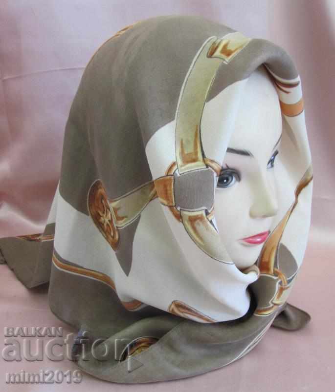 Old 2 Pieces Ladies Silk Scarves - 7 Old 2 Pieces Ladies Silk Scarves - 7