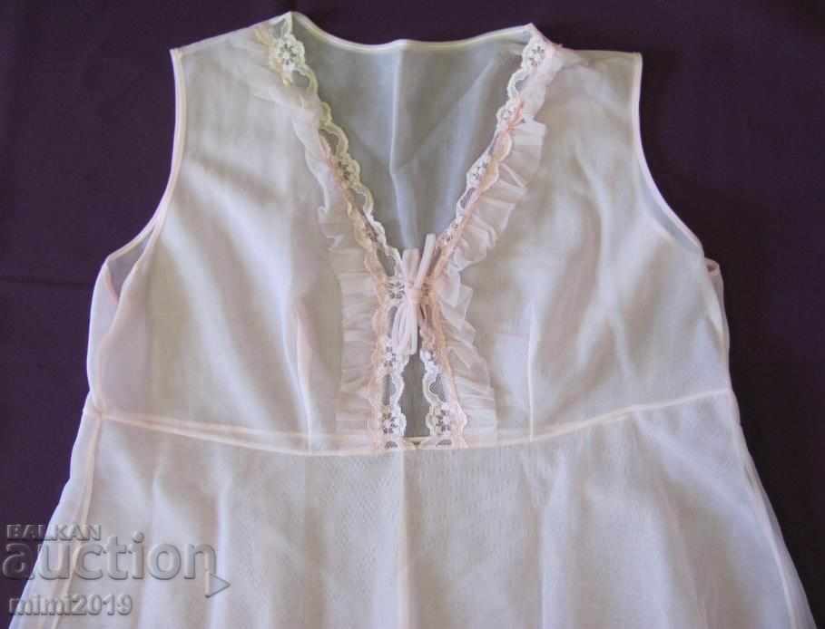 70s Old Lady's Nylon Nightgown with price 14.00 BGN | € 7.16 70s Old Lady's Nylon Nightgown with price 14.00 BGN | € 7.16