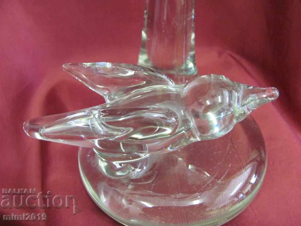 Παράδοση Χειροποίητο κηροπήγιο από γυαλί Παράδοση Χειροποίητο κηροπήγιο από γυαλί