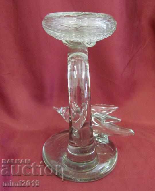 Χειροποίητο κηροπήγιο από γυαλί - 7 Χειροποίητο κηροπήγιο από γυαλί - 7