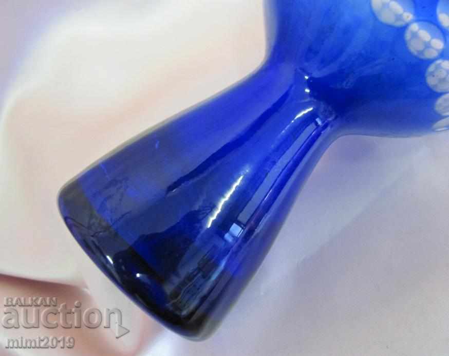 Delivery of Old Crystal Vase handmade Bohemia