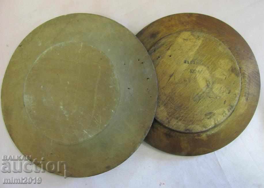 19th century 2 pieces Wooden Plate Albania - 5 19th century 2 pieces Wooden Plate Albania - 5