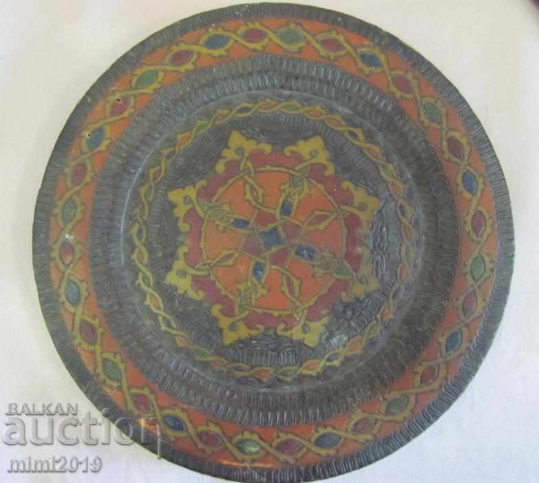 19th century 2 pieces Wooden Plate Albania - 6 19th century 2 pieces Wooden Plate Albania - 6