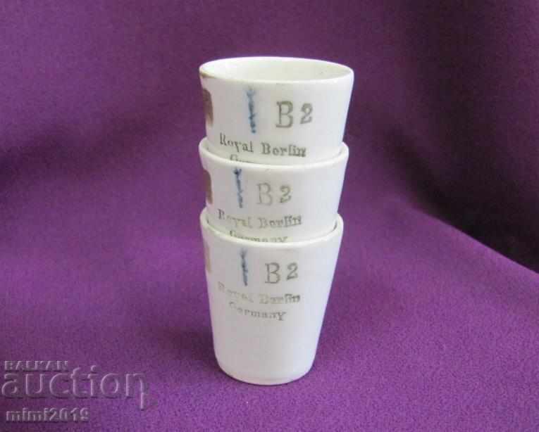 19th Century Porcelain Medical Cups 3 pcs. Germany with price 25.00 BGN | € 12.78 19th Century Porcelain Medical Cups 3 pcs. Germany with price 25.00 BGN | € 12.78