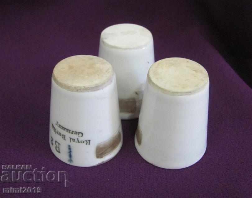 19th Century Porcelain Medical Cups 3 pcs. Germany - 7 19th Century Porcelain Medical Cups 3 pcs. Germany - 7