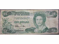 Bahamas 1 Dollar 1974 Rare