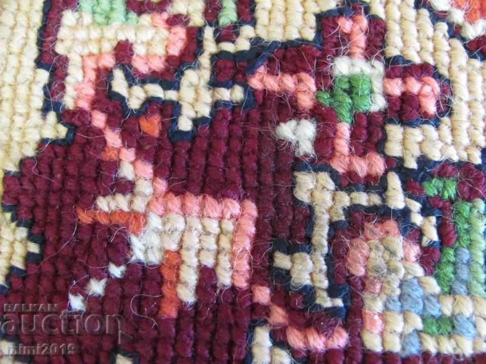 Delivery of 19th Century Hand Sewn Wool Pillow