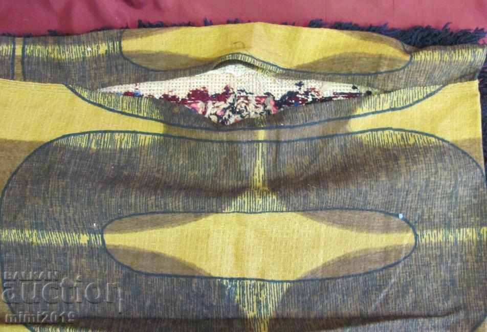 19th Century Hand Sewn Wool Pillow - 6