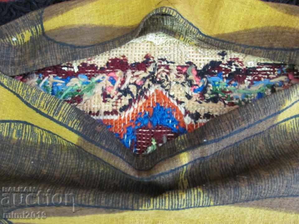 19th Century Hand Sewn Wool Pillow - 7