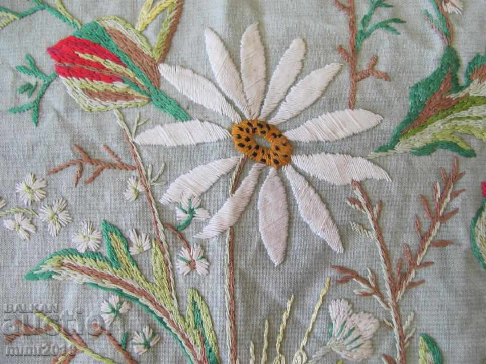 Δημοπρασία Παλιό χειροποίητο τραπεζομάντιλο, χαλί