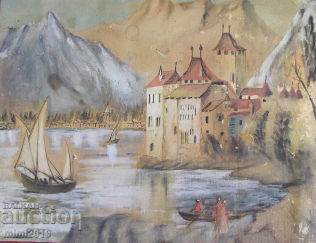 Πρωτότυπη ακουαρέλα σε λεπτό χαρτόνι με τιμή 40.00 BGN | € 20.45 Πρωτότυπη ακουαρέλα σε λεπτό χαρτόνι με τιμή 40.00 BGN | € 20.45