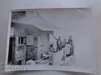 Fotografie veche a cabanei Yastrebets 17,5 x 13 cm.