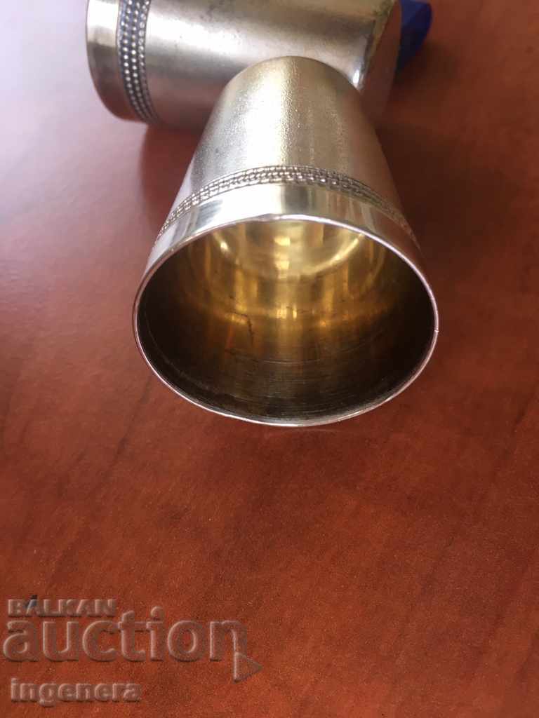 GLASS SILVER MARKED FOR BRANDY-50 ML-2 BR with price 27.00 BGN | € 13.80 GLASS SILVER MARKED FOR BRANDY-50 ML-2 BR with price 27.00 BGN | € 13.80