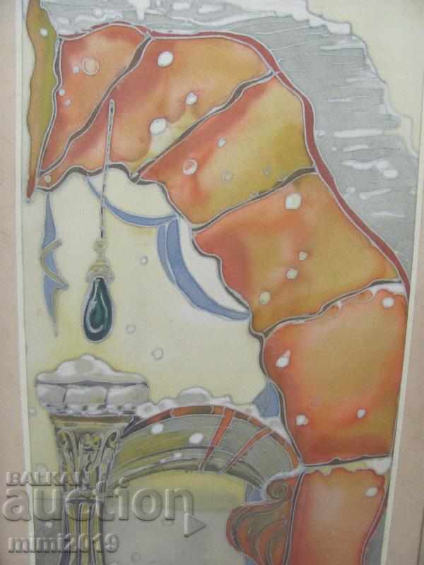 Original Painting Abstraction on silk fabric with price 50.00 BGN | € 25.56