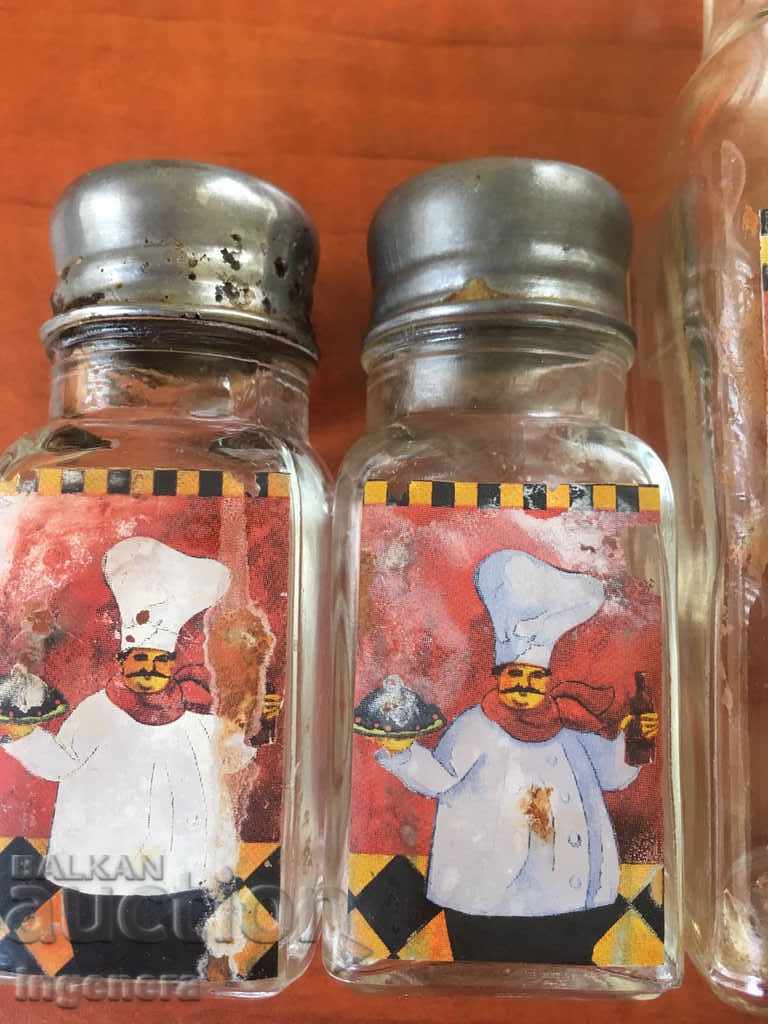 Delivery of Bottle, SOCA-Salt Pepper Glass Vinegar Oil Delivery of Bottle, SOCA-Salt Pepper Glass Vinegar Oil