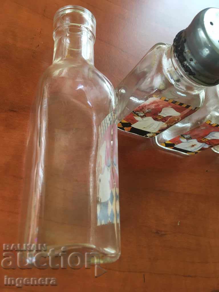 Bottle, SOCA-Salt Pepper Glass Vinegar Oil - 6 Bottle, SOCA-Salt Pepper Glass Vinegar Oil - 6