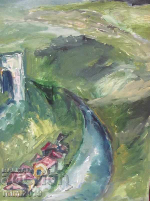 Auction Large Original Painting - Landscape Auction Large Original Painting - Landscape