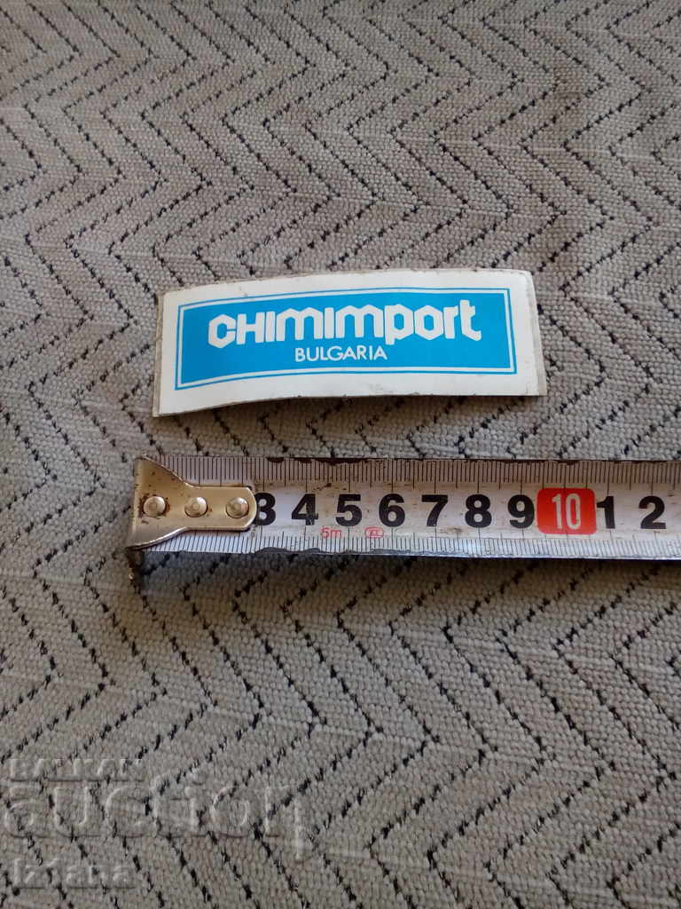 Old Chimimport Sticker, Chimimport