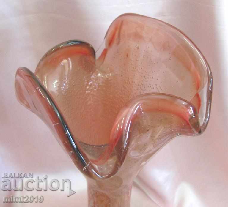 Παλαιό μαζικό βαρύ κρύσταλλο μεγάλο αγγείο με τιμή 42.00 BGN | € 21.47 Παλαιό μαζικό βαρύ κρύσταλλο μεγάλο αγγείο με τιμή 42.00 BGN | € 21.47