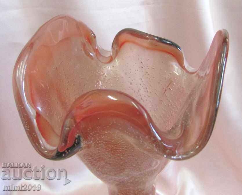 Δημοπρασία Παλαιό μαζικό βαρύ κρύσταλλο μεγάλο αγγείο Δημοπρασία Παλαιό μαζικό βαρύ κρύσταλλο μεγάλο αγγείο