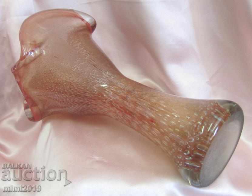 Παλαιό μαζικό βαρύ κρύσταλλο μεγάλο αγγείο - 6 Παλαιό μαζικό βαρύ κρύσταλλο μεγάλο αγγείο - 6