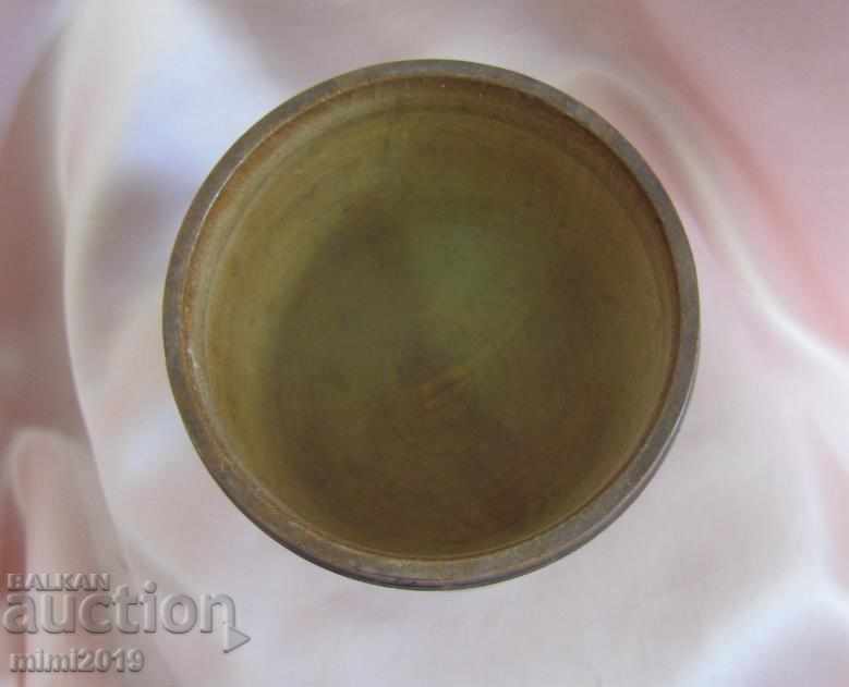 19 век Дървена Купа с Капак ръчна изработка - 6 19 век Дървена Купа с Капак ръчна изработка - 6