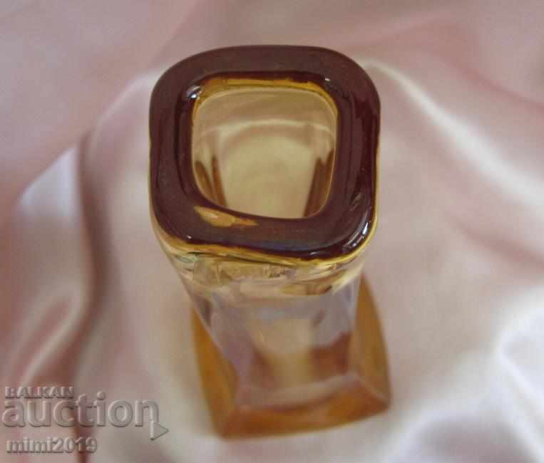 Παράδοση Παλιά Art Deco Crystal Vase χειροποίητο Παράδοση Παλιά Art Deco Crystal Vase χειροποίητο