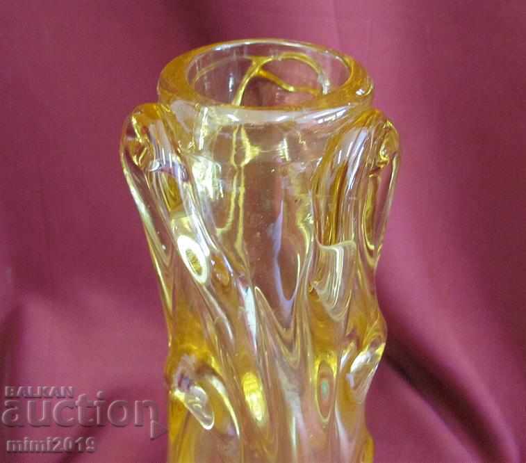 Old Art Deco Crystal Vase handmade with price 42.00 BGN | € 21.47 Old Art Deco Crystal Vase handmade with price 42.00 BGN | € 21.47