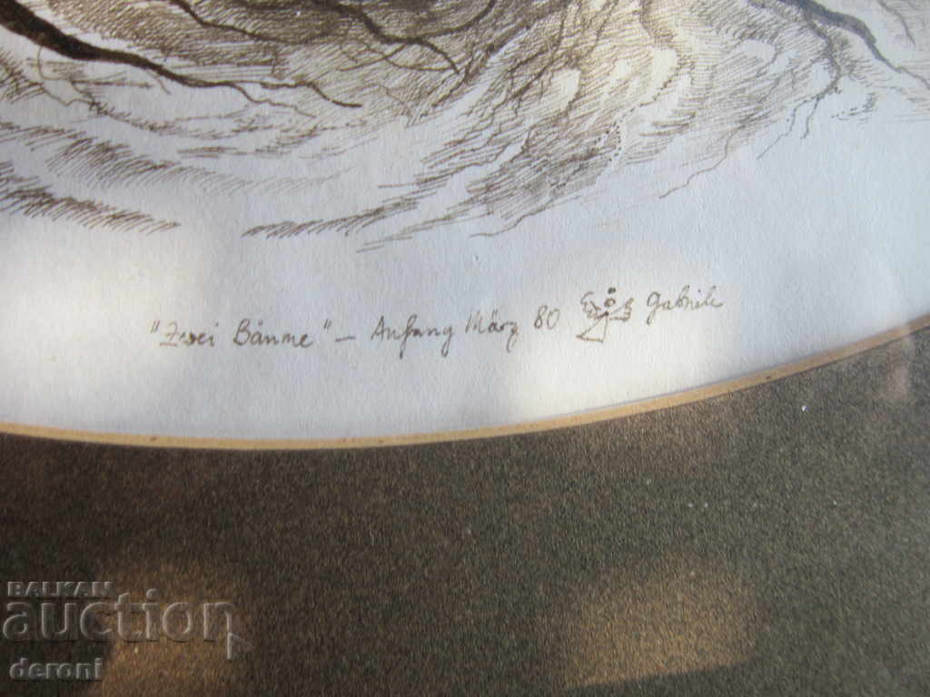 Old etch painting picture with price 50.00 BGN | € 25.56 Old etch painting picture with price 50.00 BGN | € 25.56